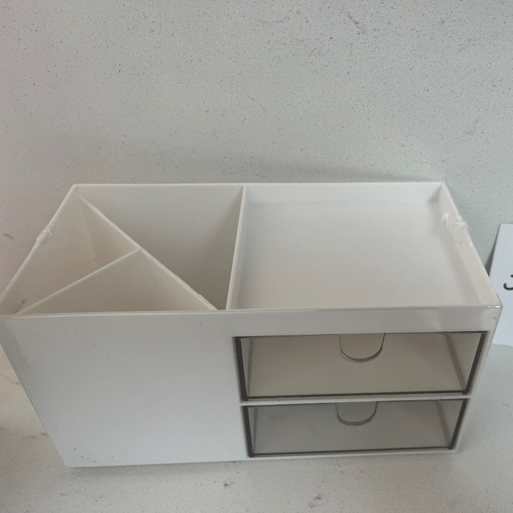 NEW Makeup Storage for brushes, make up etc.,Makeup organizer with drawer Newbox